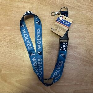 Brand New Minnesota Timberwolves NBA Blue Lanyard